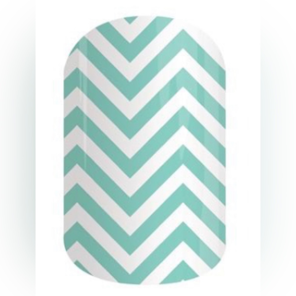 Jamberry “Mint Green Chevron”